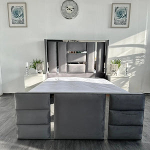 Patricia Mirror Bed Frame