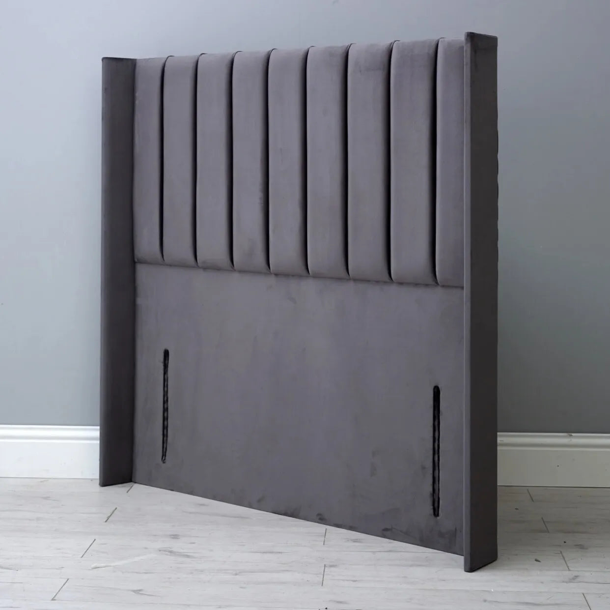 48 Inch Buckingham Vertical Lined Wingback Headboard