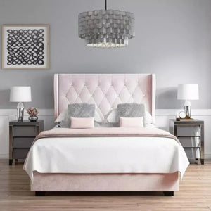 Chloe Chesterfield Wingback Bed Frame