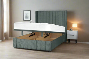 Tiffany Wingback Panel Ottoman Divan