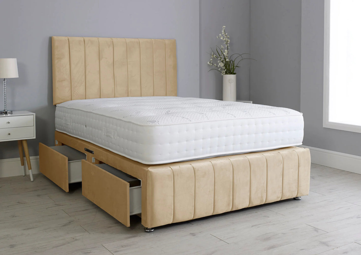 Skylar Panelled Divan Bed