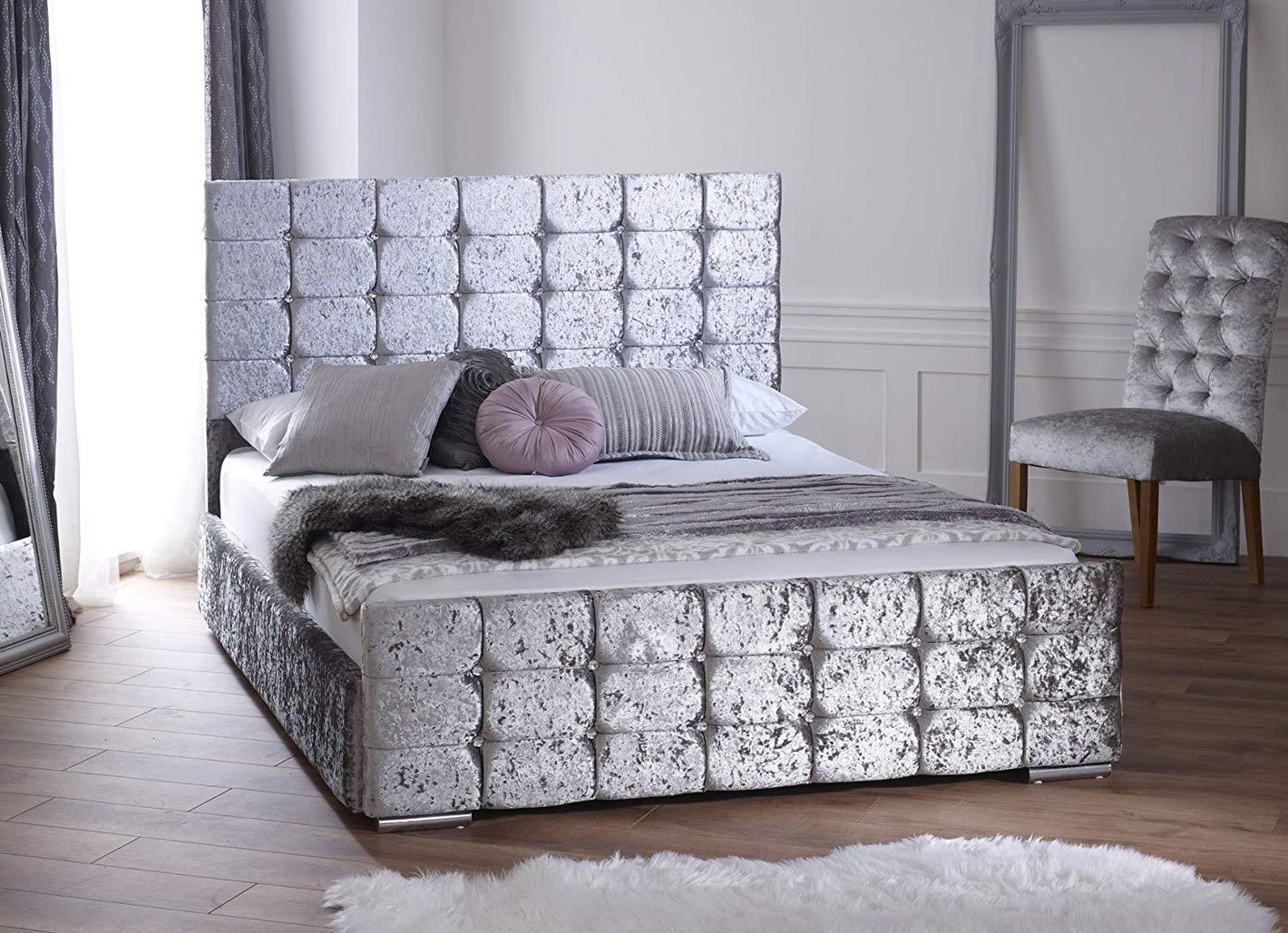 Rio Cube Chesterfield Bed Frame