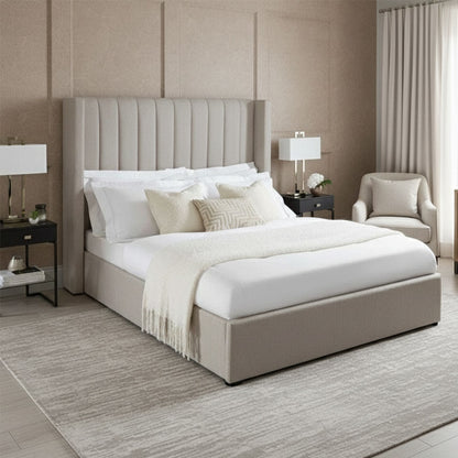 Chelsea Wingback Lined Bed Frame