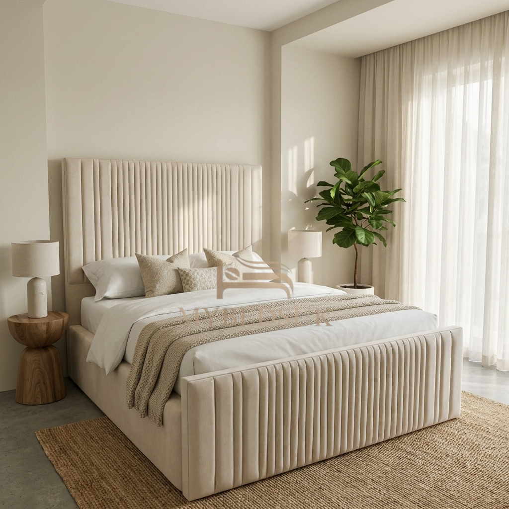 Alan Bed Frame with Lines