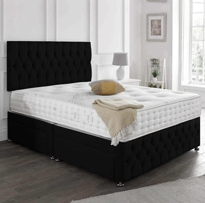 Rose Chesterfield Divan Bed