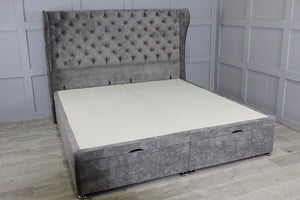 Derek Wingback Chesterfield Ottoman Divan Bed
