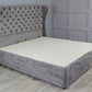 Derek Wingback Chesterfield Ottoman Divan Bed