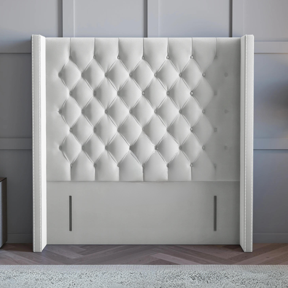 48 Inch Miami Tufted Winged Headboard