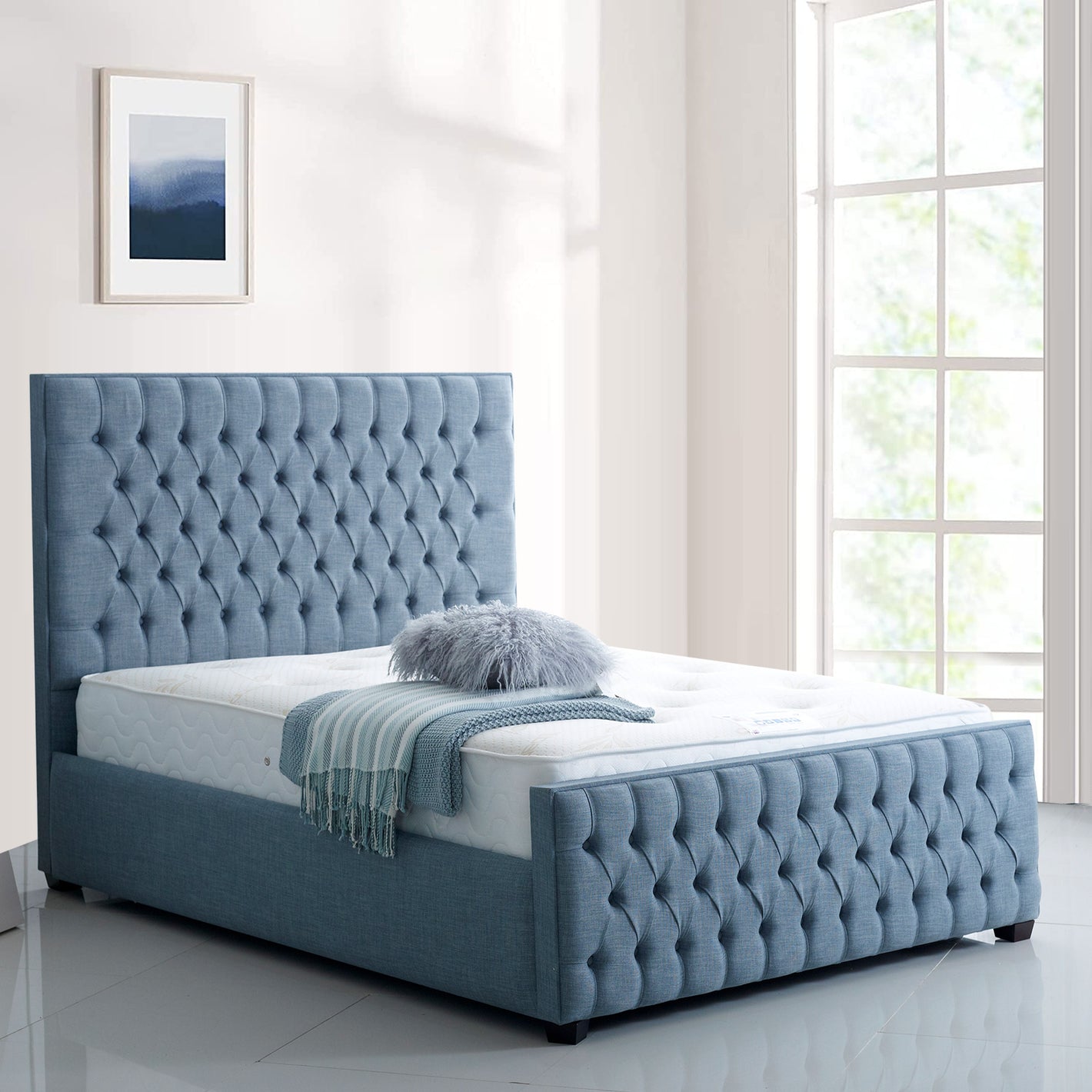 Amber Chesterfield Bed Frame
