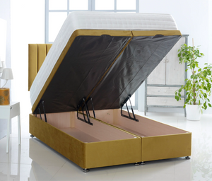 Jane Vertical Lined Ottoman Divan