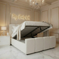 Long Cube Teddy Boucle Bed