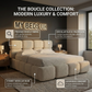 Teddy Marshmallow Cube Boucle Bed