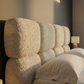 Teddy Marshmallow Cube Boucle Bed