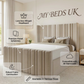 New Luxe Lined Bed Frame