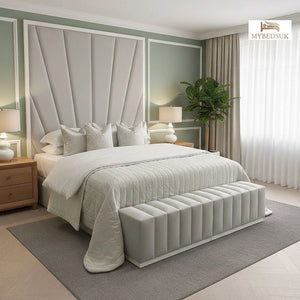 Chicago Bed Frame With Tall Headboard