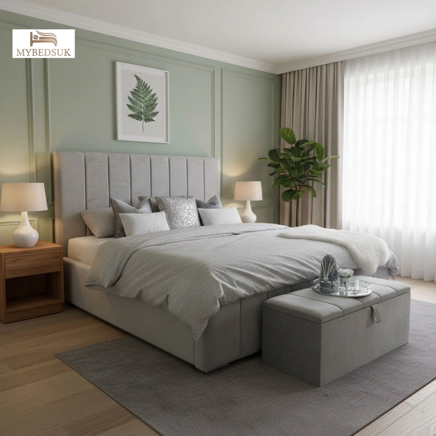 Valencia 8 Panel Bed Frame