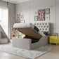 Dream Nest Chesterfield Kids Bed | Different Storage Option Available