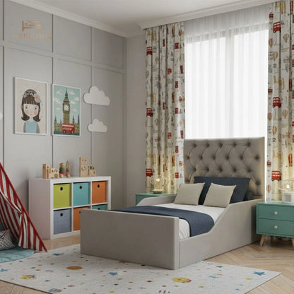 Dream Nest Chesterfield Kids Bed | Different Storage Option Available