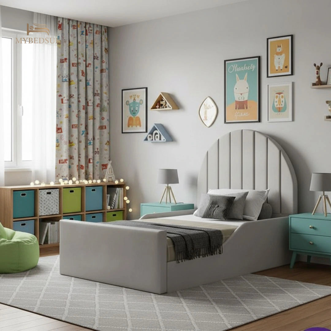 Oxford Multi Panelled Kids Bed | Different Storage Option Available