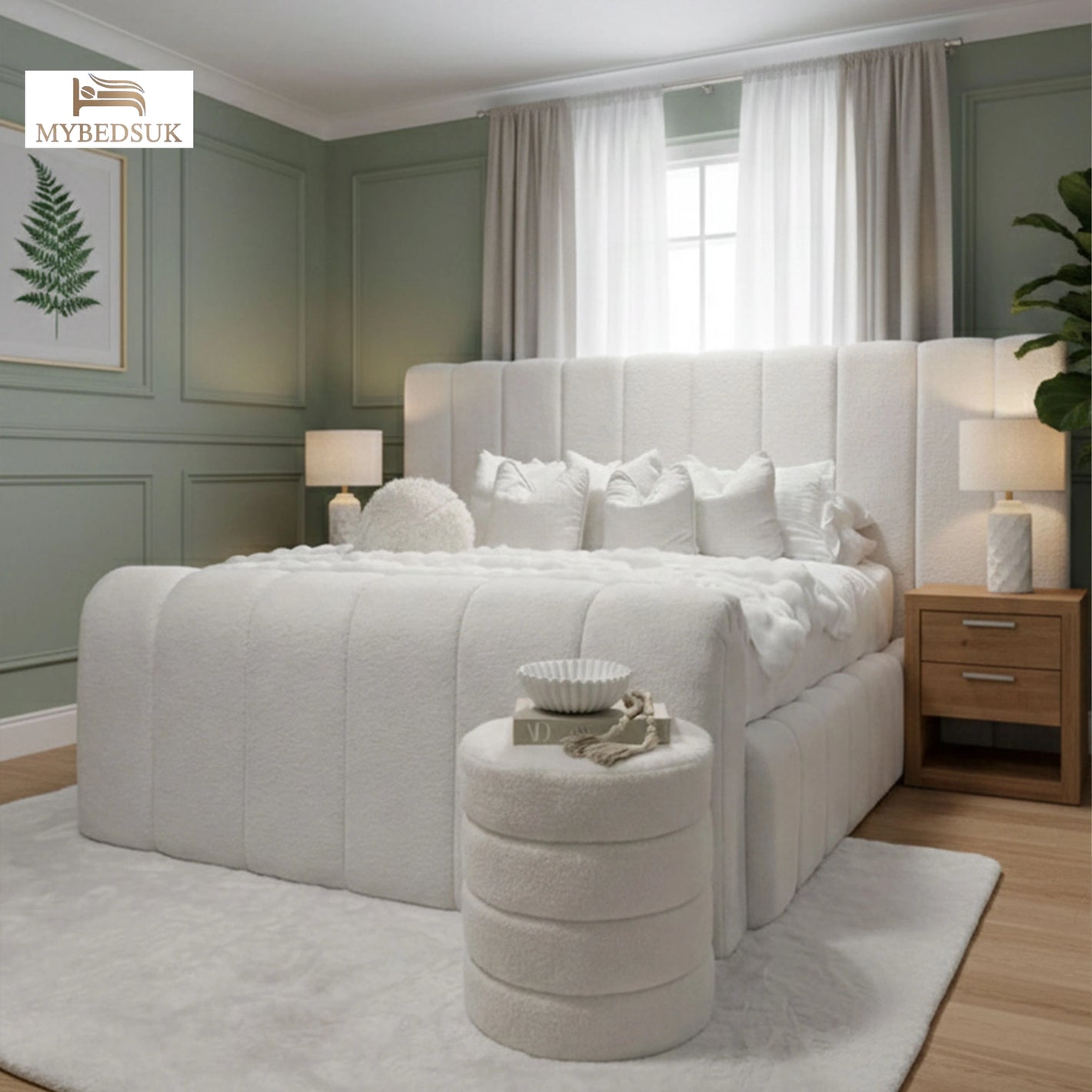 River Soft Boucle Bed