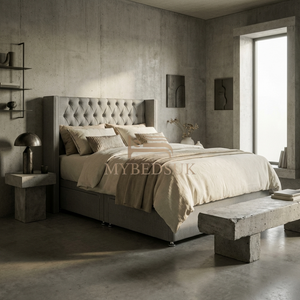 Venice Wingback Chesterfield Divan Bed