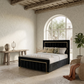 Nelson Panel Luxury Gold Strip Bed