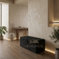Modern Line Panel Ottoman Storage Blanket Box Footstool