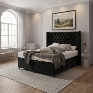 Seoul Wingback Chesterfield Ottoman Divan Bed