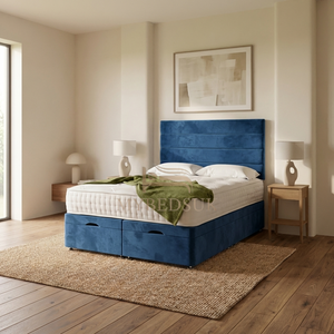 Maison Striped Ottoman Divan Bed