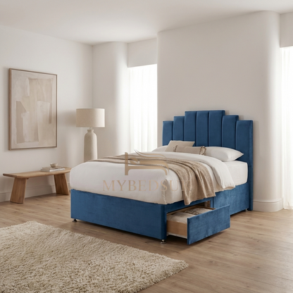 Savoy Step Panelled Ottoman Divan Bed
