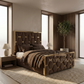 Starlight Hexagon Diamond Bed With Gold/Silver Strip