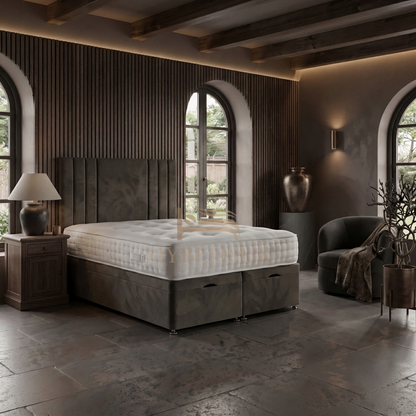 Venice Multi Lined Ottoman Divan Bed
