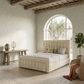 Nelson Panel Luxury Gold Strip Bed