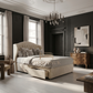 Moon Curve Wingback Chesterfield Divan Bed
