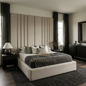 Alphano Bed Frame Tall + Wide Headboard