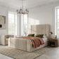 Finley Gold Striped Diana Bed Frame