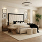Luxury Pexel Bed with Black Border Accent