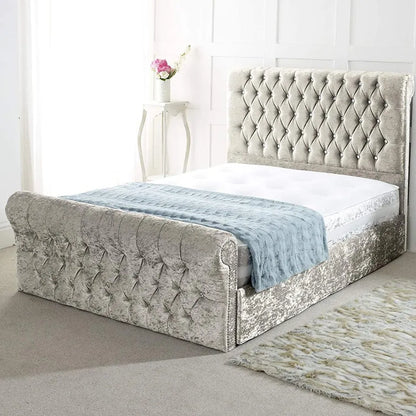 Layla Chesterfield Swan Bed