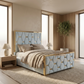 Starlight Hexagon Diamond Bed With Gold/Silver Strip