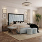 Luxury Pexel Bed with Black Border Accent