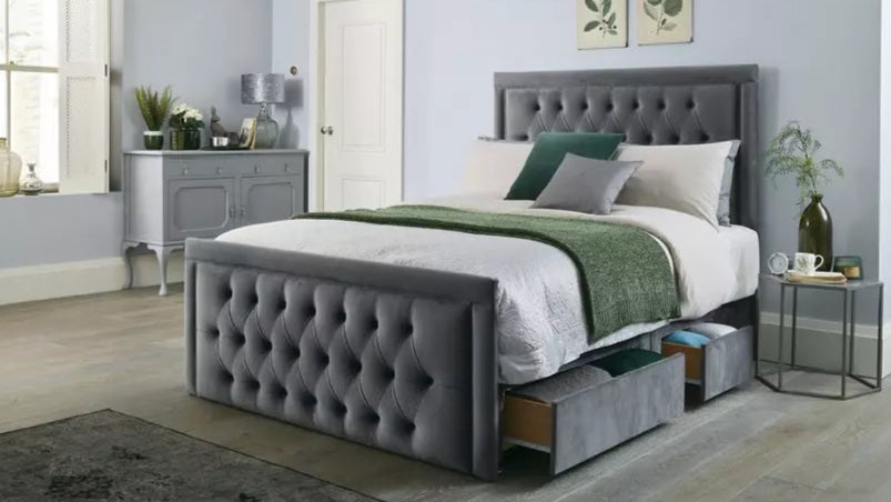 Angeles Chesterfield Divan Bed
