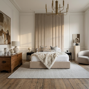 Kendal Panel Bed Frame with Tall Headboard