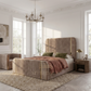 Finley Gold Striped Diana Bed Frame