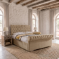 Layla Chesterfield Swan Sleigh Bed