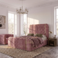 Finley Gold Striped Diana Bed Frame