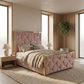 Starlight Hexagon Diamond Bed With Gold/Silver Strip