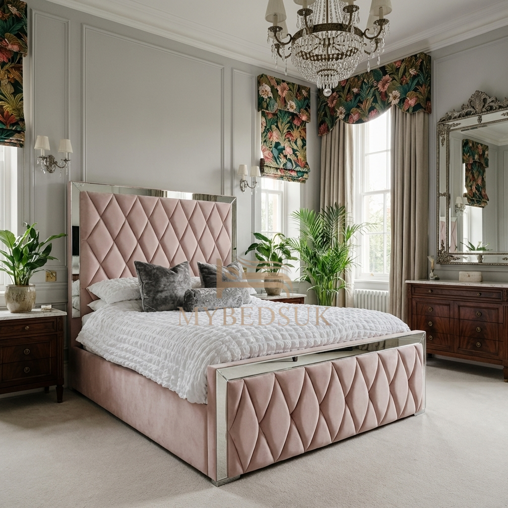 Sierra Mirror Strip Bed Frame