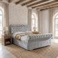 Layla Chesterfield Swan Sleigh Bed
