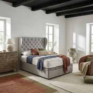 Alexander Wingback Chesterfield Ottoman Divan Bed