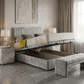 Velencia Vertical Lined Ottoman Divan Bed